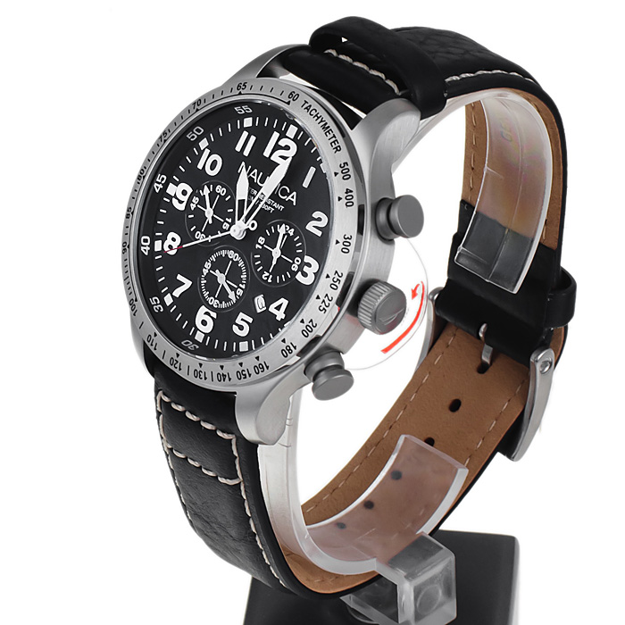 zegarek Nautica A15535G męski z chronograf Pasek - miniatura 3