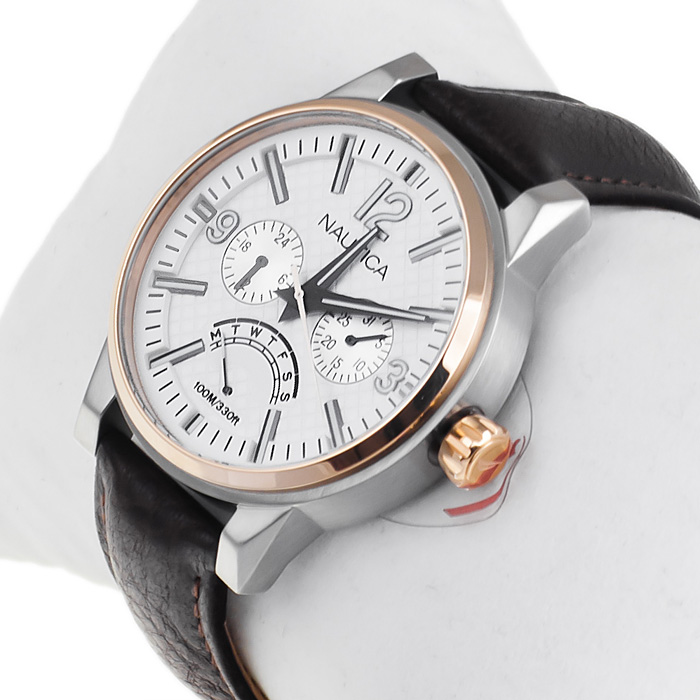 Nautica A16555G zegarek męski Pasek - miniatura 2