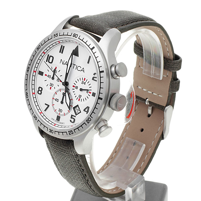 zegarek Nautica A16580G męski z chronograf Pasek - miniatura 3