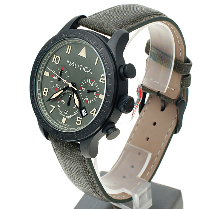 zegarek Nautica A18684G męski z chronograf Pasek - miniatura 3