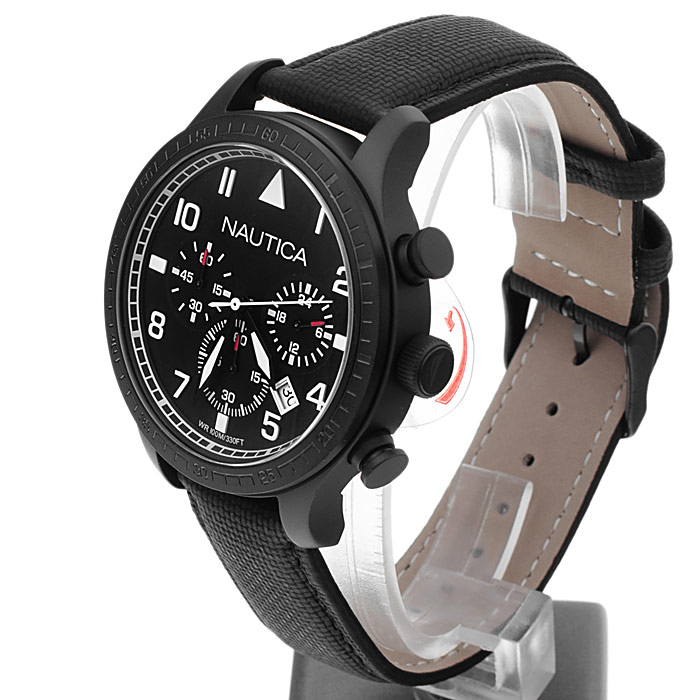 zegarek Nautica A18685G męski z chronograf Pasek - miniatura 3