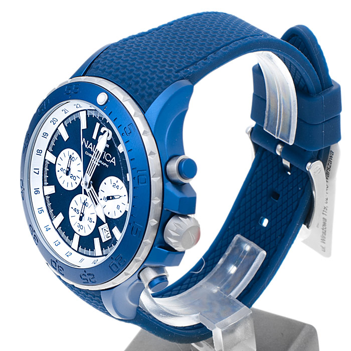 zegarek Nautica A22622G męski z chronograf Pasek - miniatura 3
