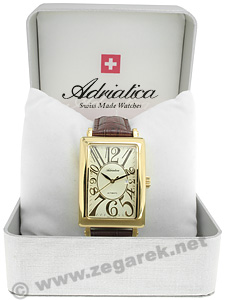 Adriatica A8110.1221 zegarek złoty klasyczny Pasek pasek - miniatura 4