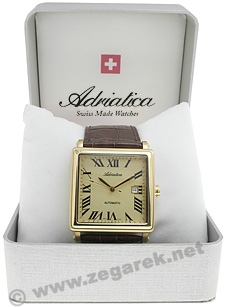 Adriatica A8123.1231A męski zegarek Automatic pasek - miniatura 3
