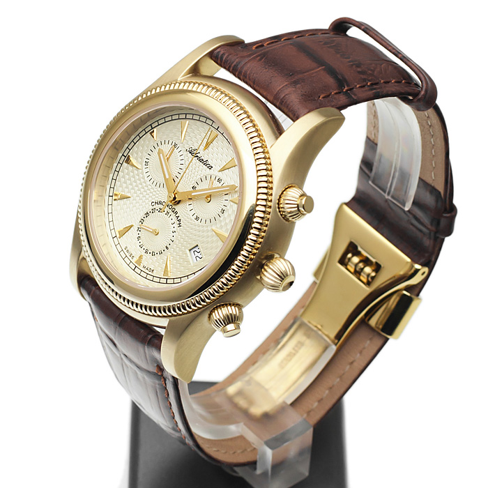 zegarek Adriatica A8124.1211CH męski z chronograf Pasek - miniatura 3