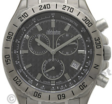 zegarek Adriatica A8158.4116CH męski z tachometr Tytanowe - miniatura 3