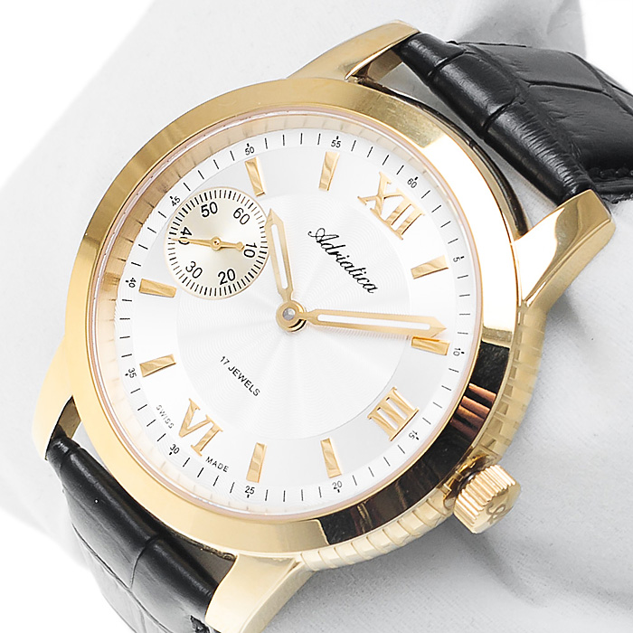 Adriatica A8190.1263M męski zegarek Automatic pasek - miniatura 3