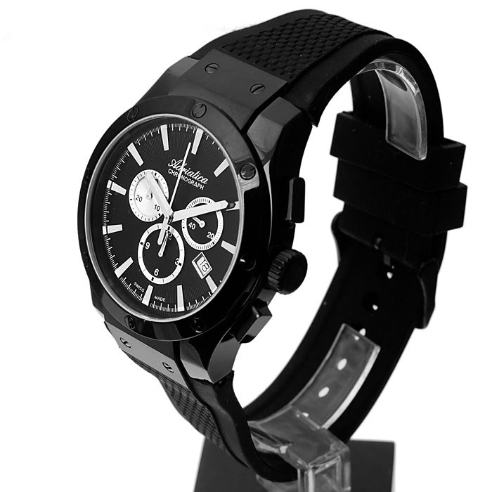 zegarek Adriatica A8208.B214CH męski z chronograf Pasek - miniatura 3