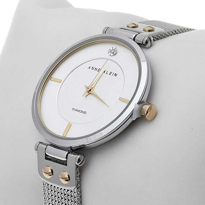 Anne Klein AK-1427SVTT zegarek damski Bransoleta - miniatura 2