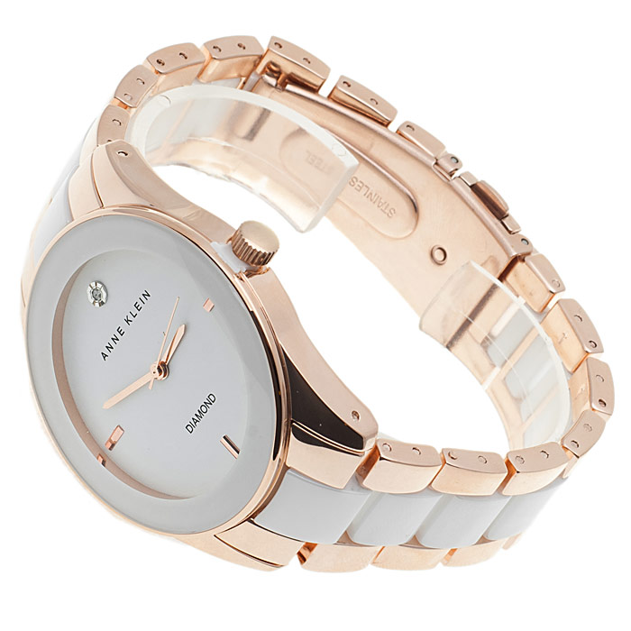 zegarek Anne Klein AK-1436WTRG złoty Bransoleta - miniatura 4