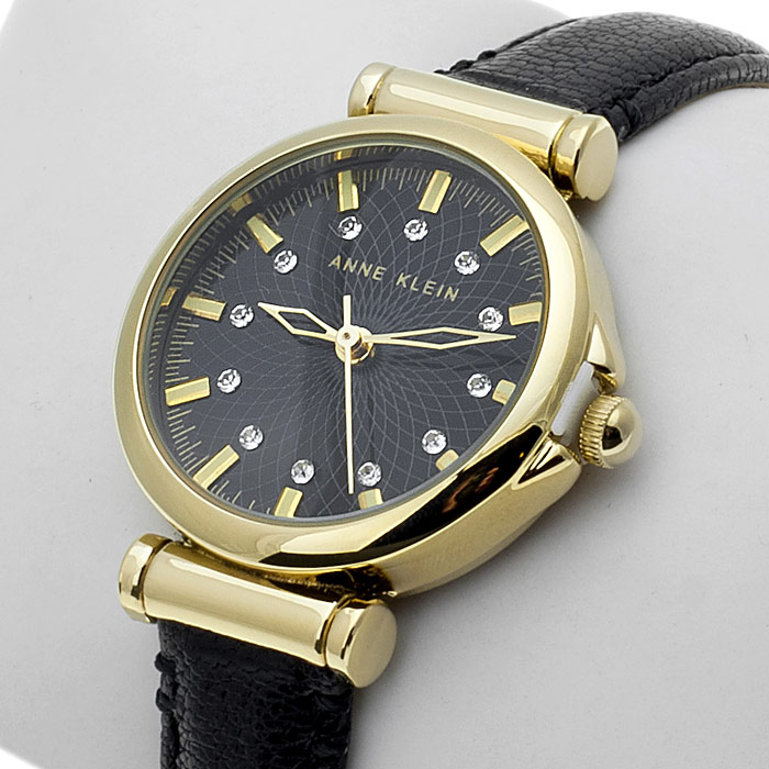 Anne Klein AK-1458BKBK zegarek damski Pasek - miniatura 2