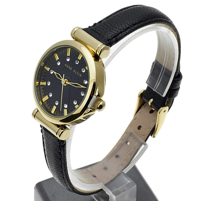 Anne Klein AK-1458BKBK damski zegarek Pasek pasek - miniatura 3