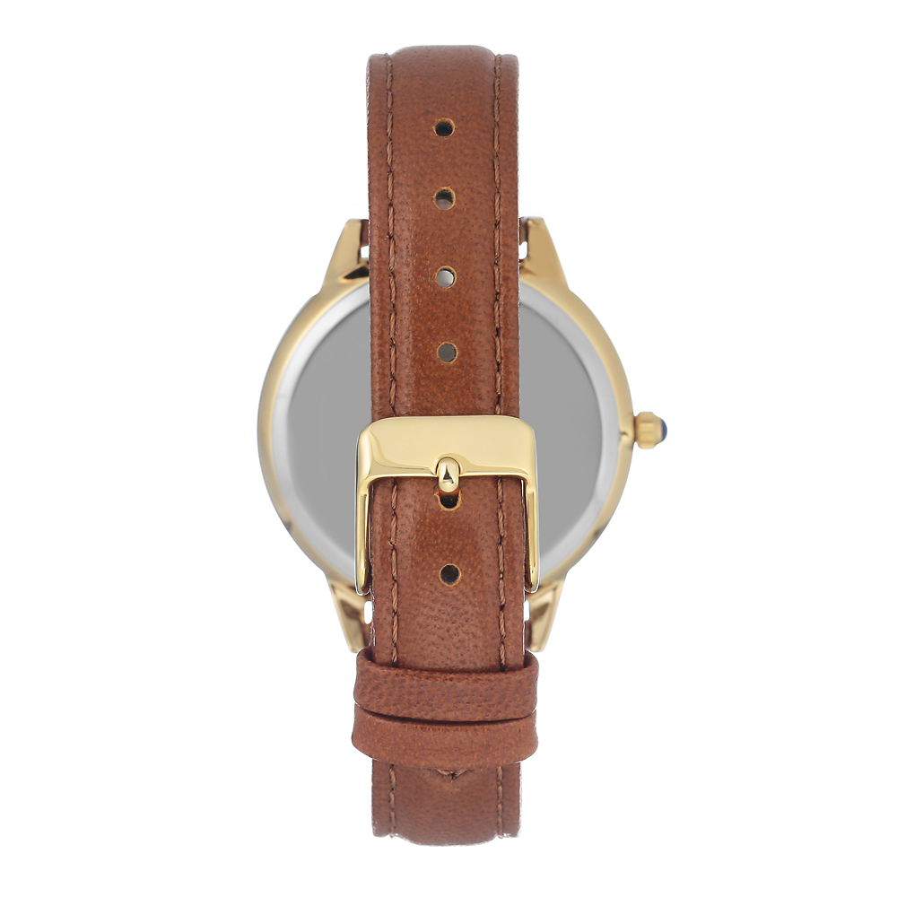 Anne Klein AK-2980CHRU zegarek złoty klasyczny Pasek pasek - miniatura 5