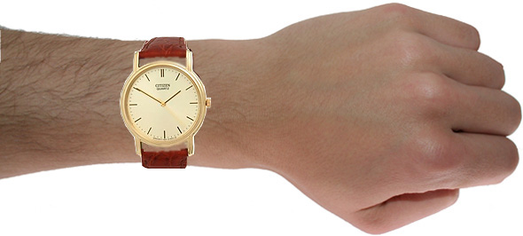 Citizen AM2412-00P zegarek męski Leather - miniatura 2