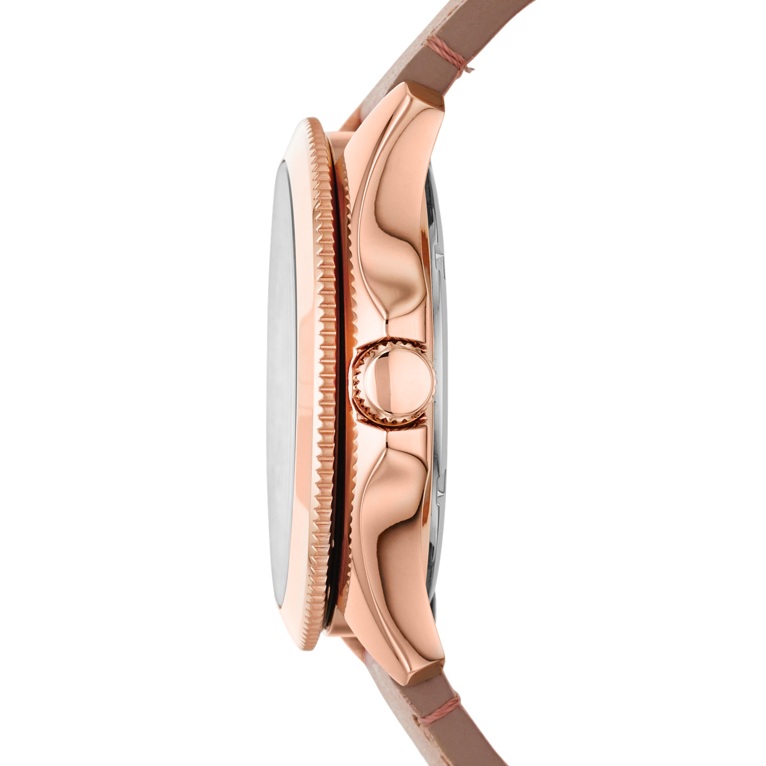 Fossil AM4532 zegarek brązowy fashion/modowy Cecile pasek