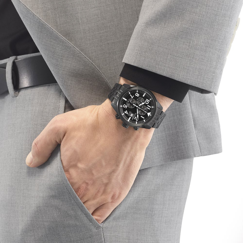 zegarek Citizen AN3625-58E czarny Chrono - miniatura 4