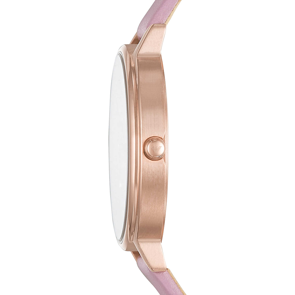 Emporio Armani AR11130 zegarek różowe złoto klasyczny Ladies pasek - miniatura 5