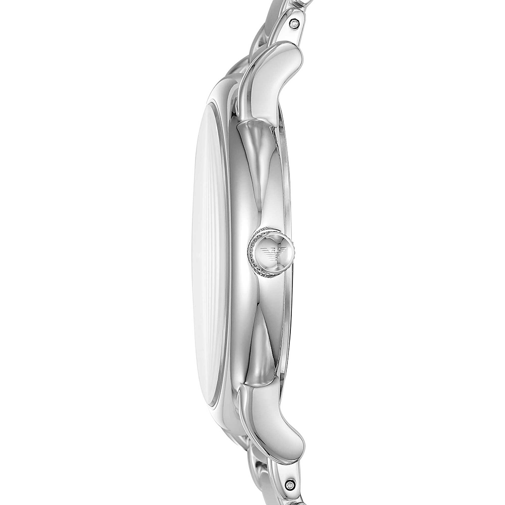 Emporio Armani AR11134 zegarek srebrny klasyczny Sports and Fashion bransoleta - miniatura 5