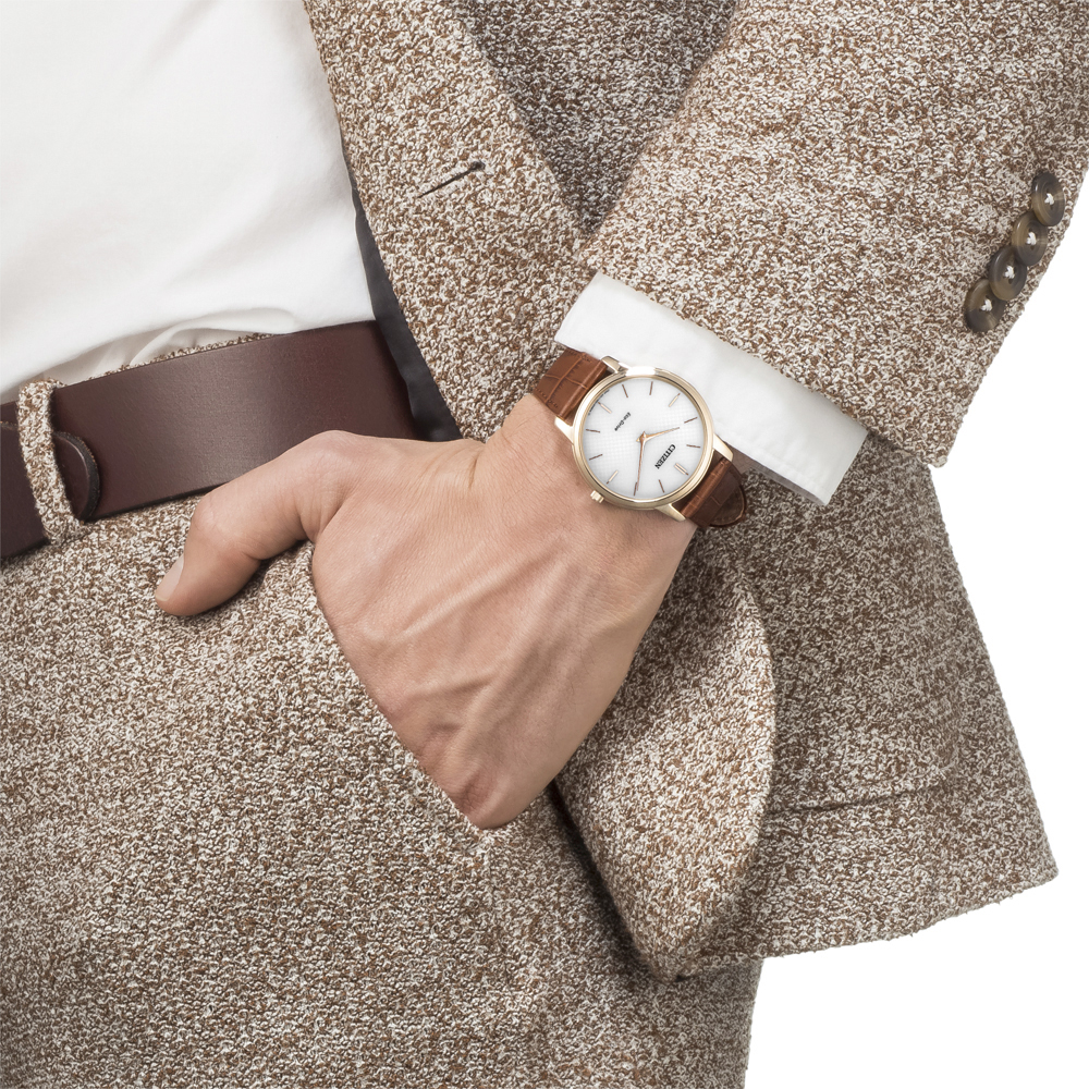 zegarek Citizen AR1133-15A złoty Ecodrive - miniatura 4