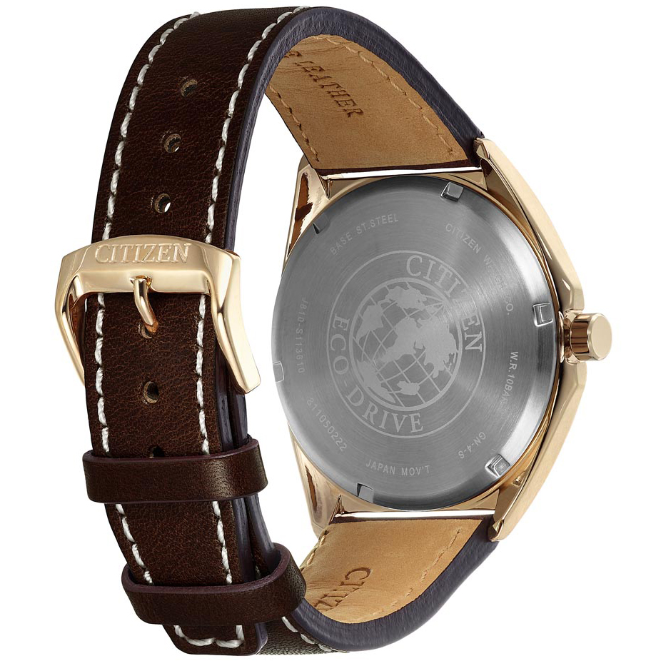 Citizen AW1573-11L Ecodrive klasyczny zegarek różowe złoto - miniatura 6