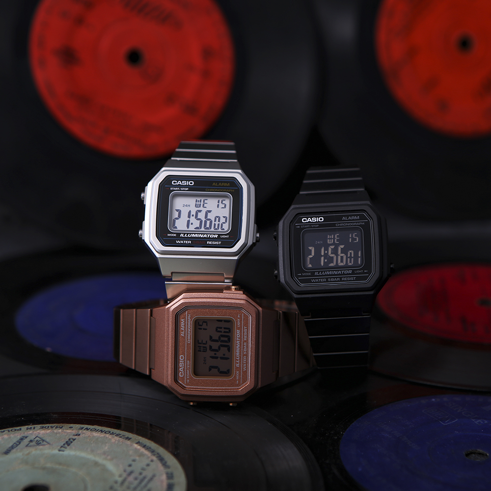 Casio Vintage B650WC-5AEF VINTAGE Maxi zegarek damski retro akrylowe