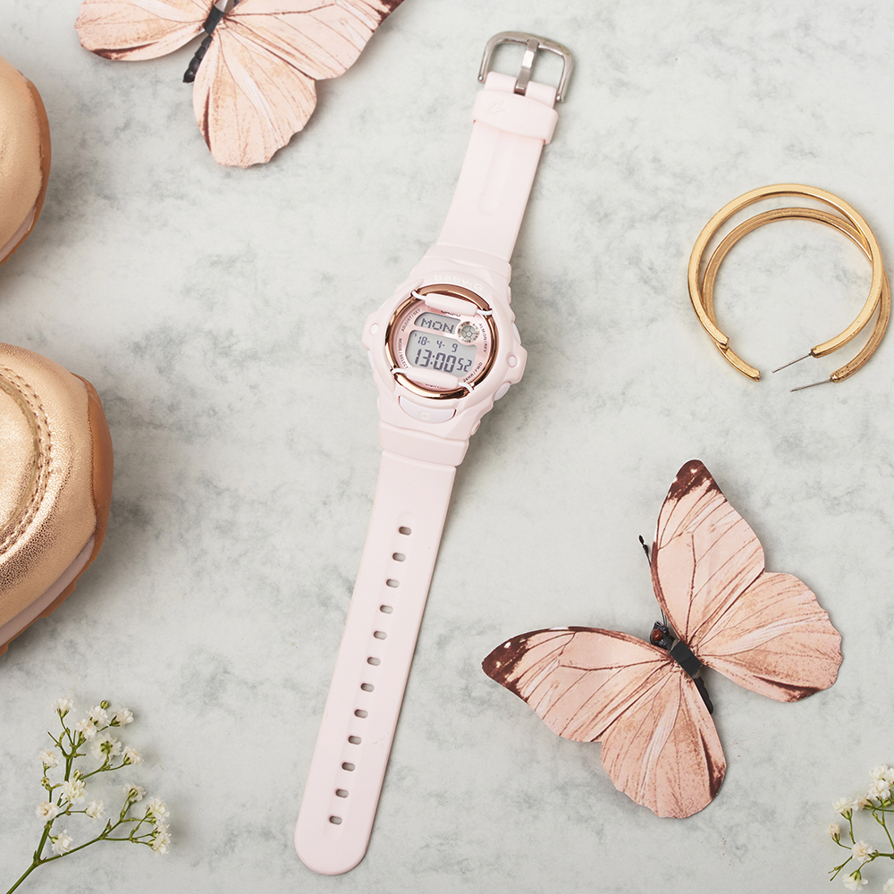 Casio BG-169G-4BER zegarek różowy sportowy Baby-G pasek