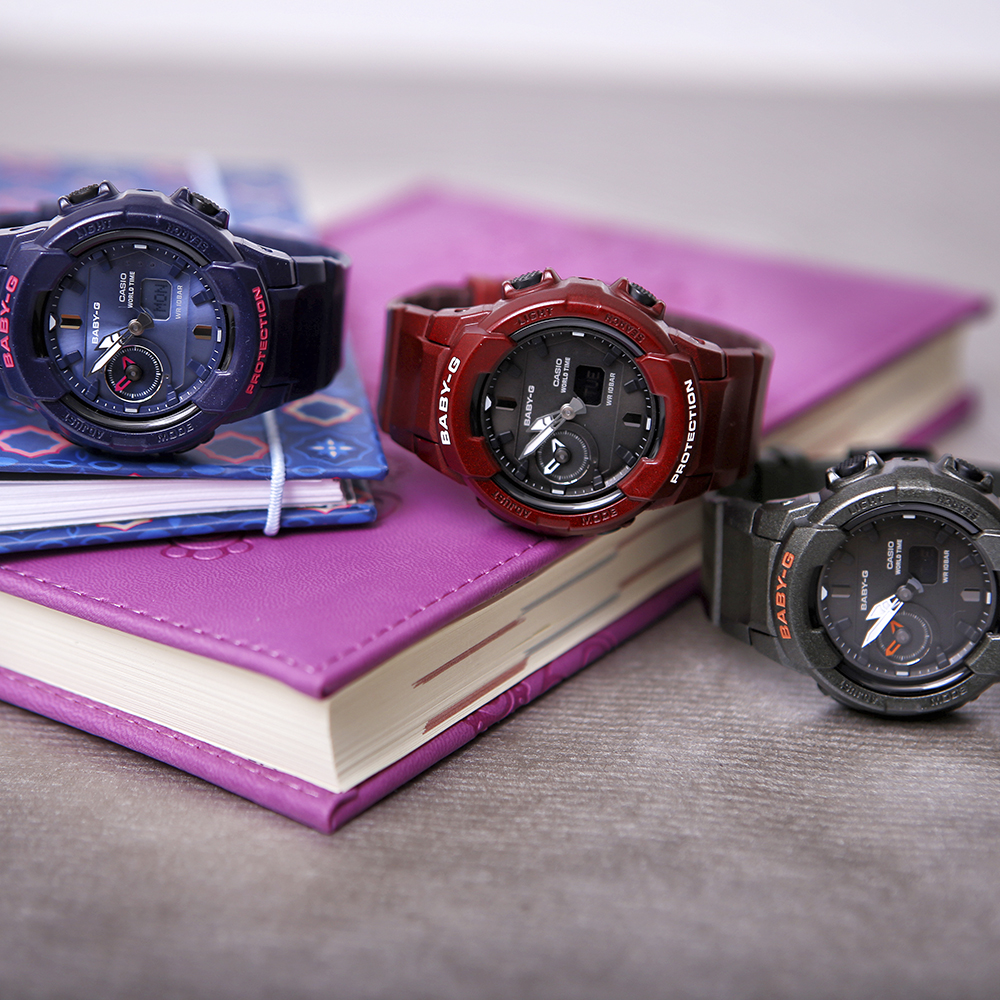 Baby-G BGA-230S-4AER Baby-G sportowy zegarek czerwony - miniatura 6