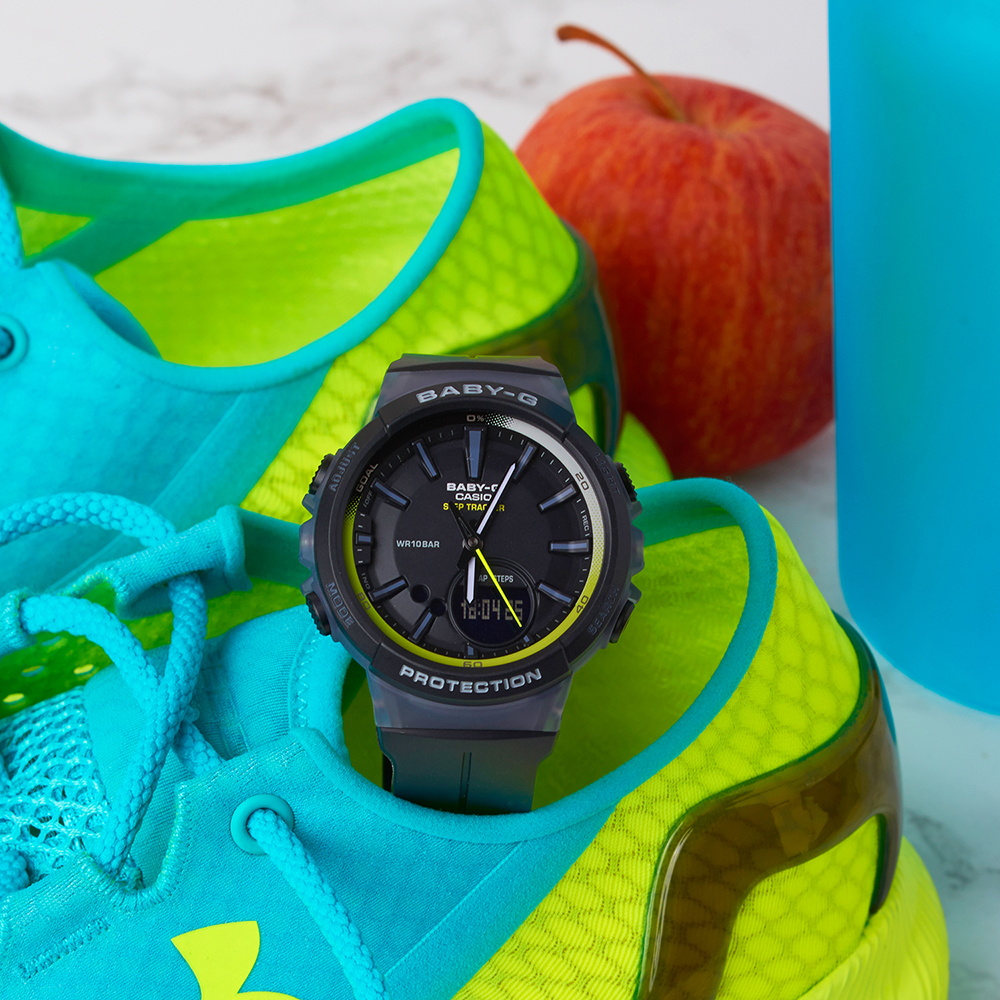 zegarek Baby-G BGS-100-1AER Baby-G Step Tracker damski z chronograf Baby-G - miniatura 3