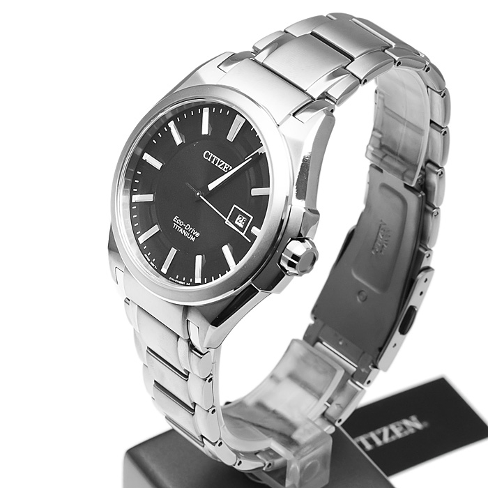 Citizen BM6930-57E zegarek szary klasyczny Titanium bransoleta - miniatura 3