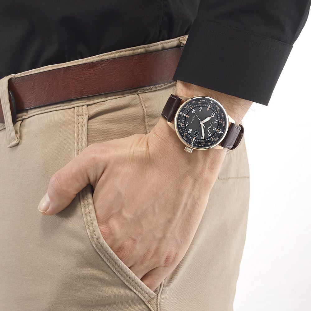 zegarek Citizen BM7393-16H różowe złoto Ecodrive - miniatura 4