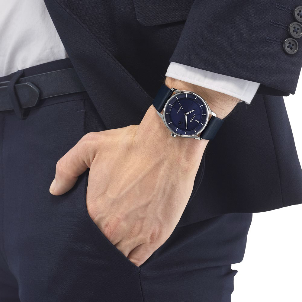 Citizen BM7400-12L zegarek męski klasyczny Ecodrive pasek - miniatura 7