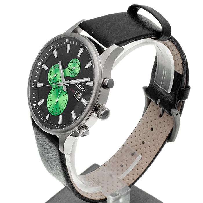 zegarek Bisset BSCC24GR męski z chronograf Wielofunkcyjne - miniatura 3