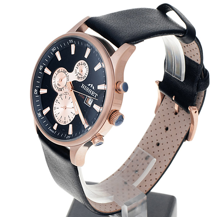 zegarek Bisset BSCC24G męski z chronograf Wielofunkcyjne - miniatura 3