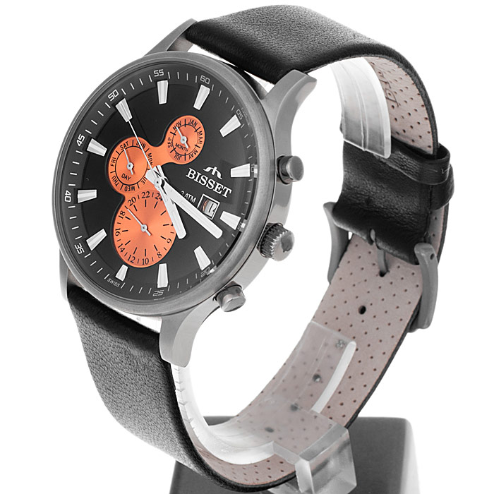 zegarek Bisset BSCC24O męski z chronograf Wielofunkcyjne - miniatura 3