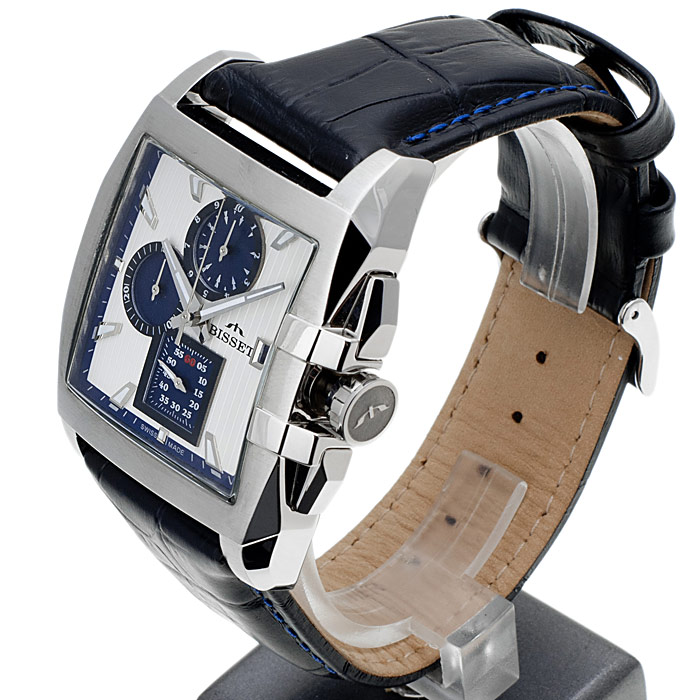 zegarek Bisset BSCC76W męski z chronograf Wielofunkcyjne - miniatura 3