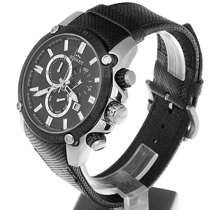 zegarek Bisset BSCD04 męski z chronograf Wielofunkcyjne - miniatura 3
