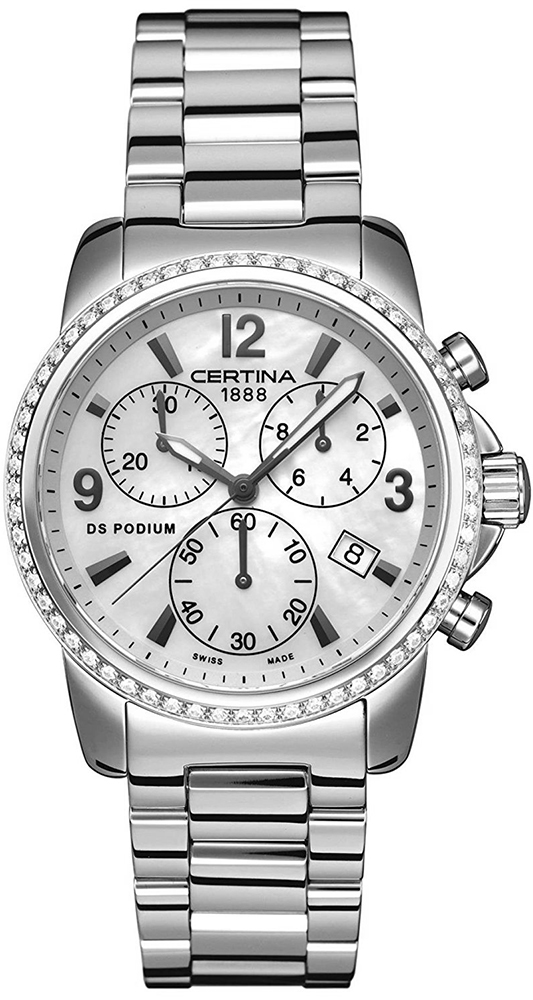 Certina DS Podium Lady Chrono DIAMONDS C001.217.11.117.10