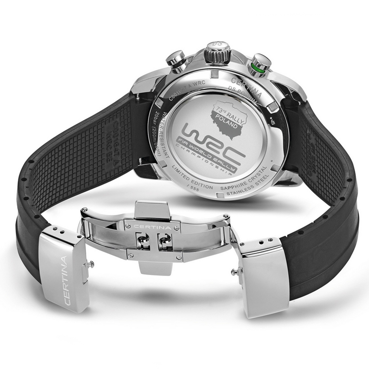 zegarek Certina C001.647.17.057.10 Big Chrono Precidrive WRC Poland Limited Edition 2016 męski z tachometr DS Podium - miniatura 3