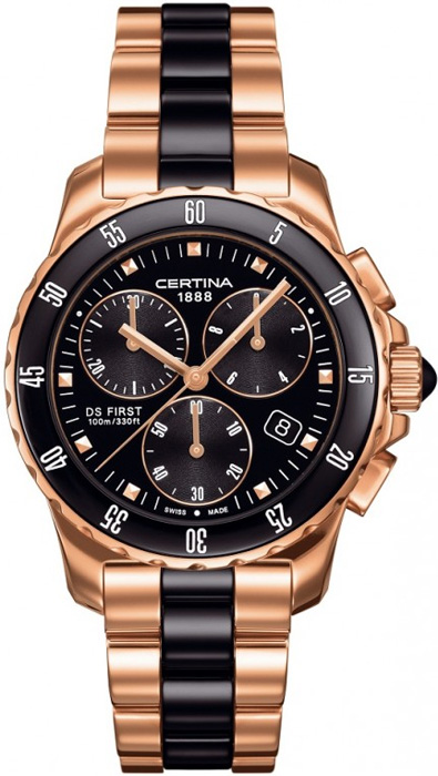 Certina DS First Lady Ceramic Chrono C014.217.33.051.00