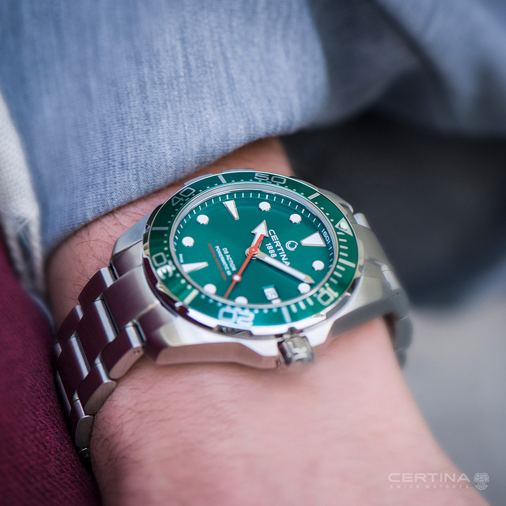 Certina C032.407.11.091.00 DS Action DS Action Diver Automatic zegarek męski sportowy szafirowe - miniatura 4