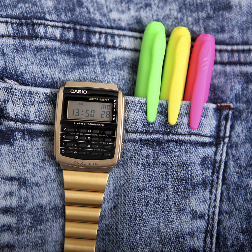 Casio Vintage CA-506G-9AEF zegarek damski VINTAGE Oldschool - miniatura 2