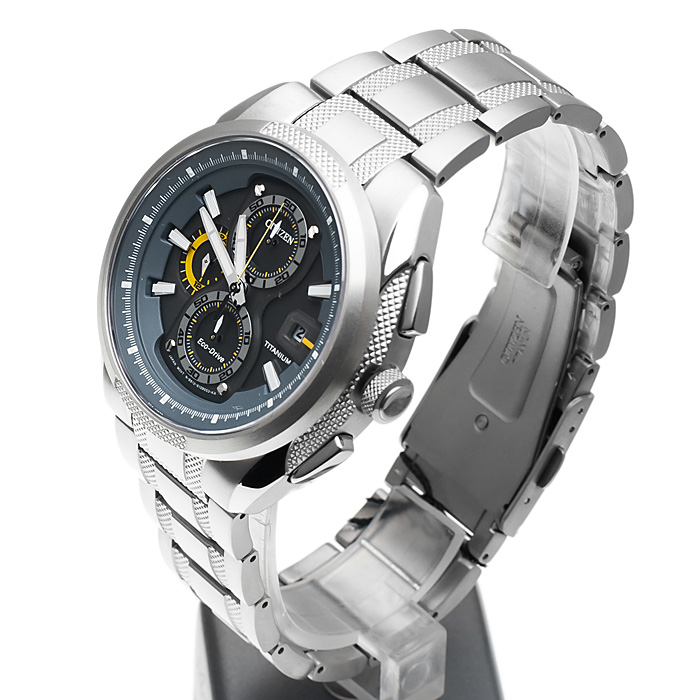 zegarek Citizen CA0200-54H męski z chronograf Tytan - miniatura 3