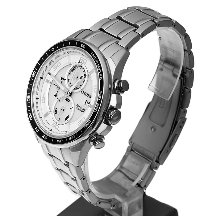 zegarek Citizen CA0340-55A męski z tachometr Titanium - miniatura 3