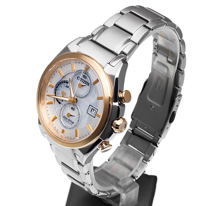 zegarek Citizen CA0355-58A męski z chronograf Titanium - miniatura 3