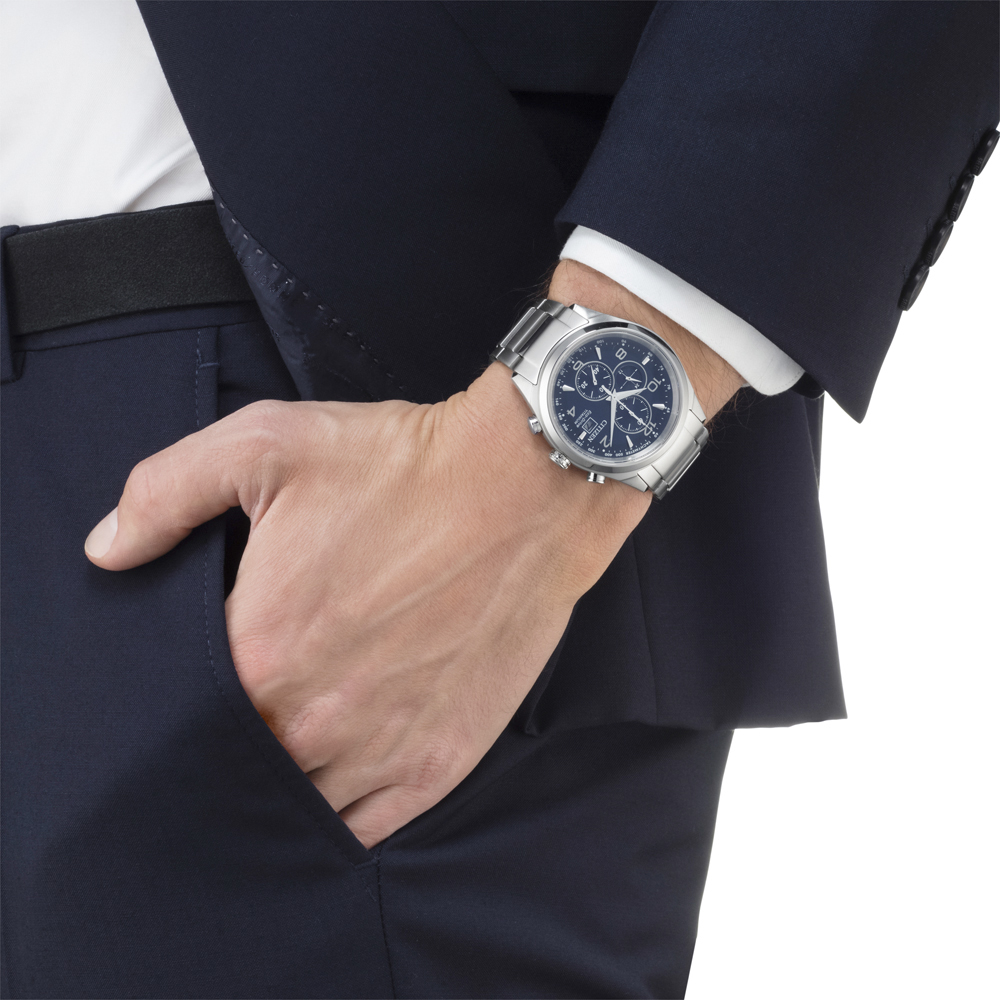 zegarek Citizen CA0650-82L srebrny Titanium