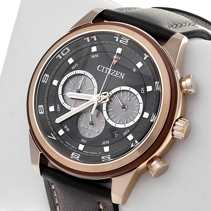 Citizen CA4037-01W Chrono zegarek męski klasyczny mineralne - miniatura 5