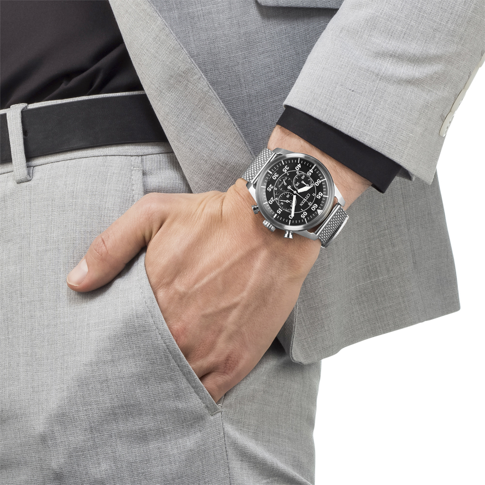 zegarek Citizen CA4210-59E srebrny Chrono - miniatura 4