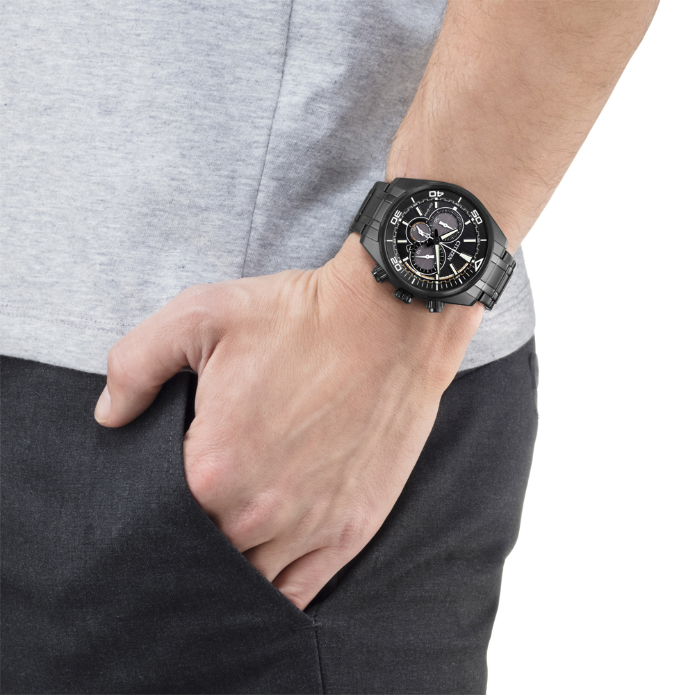 zegarek Citizen CA4335-88E czarny Ecodrive - miniatura 4