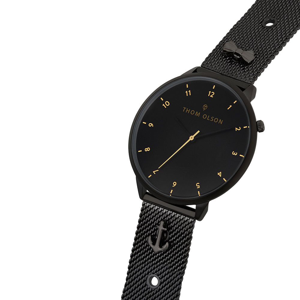 Thom Olson CBTO005 Night Dream Black Sailor Night Dream fashion/modowy zegarek czarny - miniatura 6