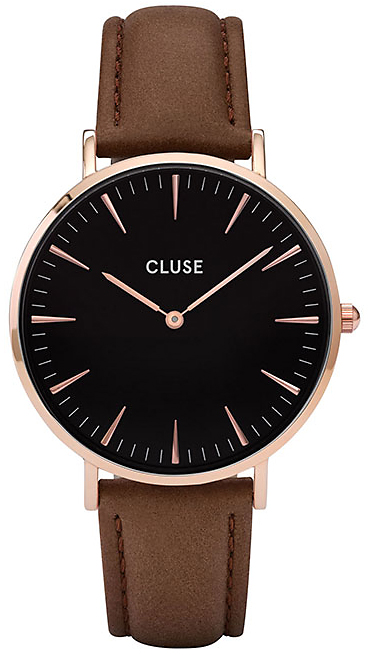 Cluse Rose Gold Black/Brown CL18003